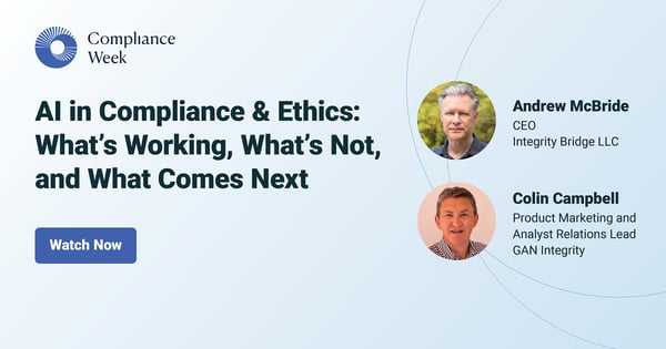 AI in Compliance & Ethics: What’s Working, What’s Not, and What Comes Next