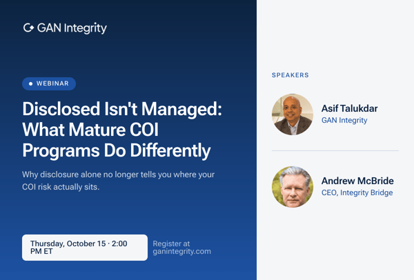Disclosed Isn't Managed: What Mature COI Programs Do Differently
