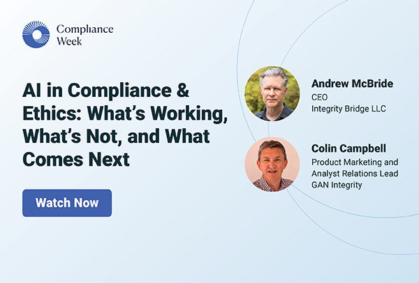Webinar: How Does AI Affect Your Business Case For Compliance Technology Investment?