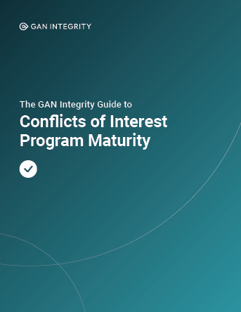 The GAN Integrity Guide to Conflicts of Interest Program Maturity cover